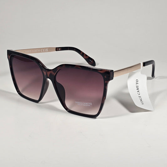 Vince Camuto VC1255 TS Oversize Cat Eye Sunglasses Tortoise Brown Gradient Lens