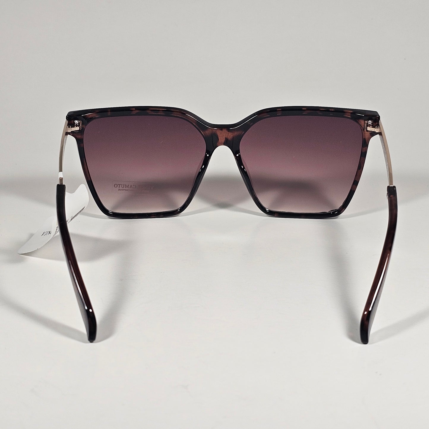 Vince Camuto VC1255 TS Oversize Cat Eye Sunglasses Tortoise Brown Gradient Lens