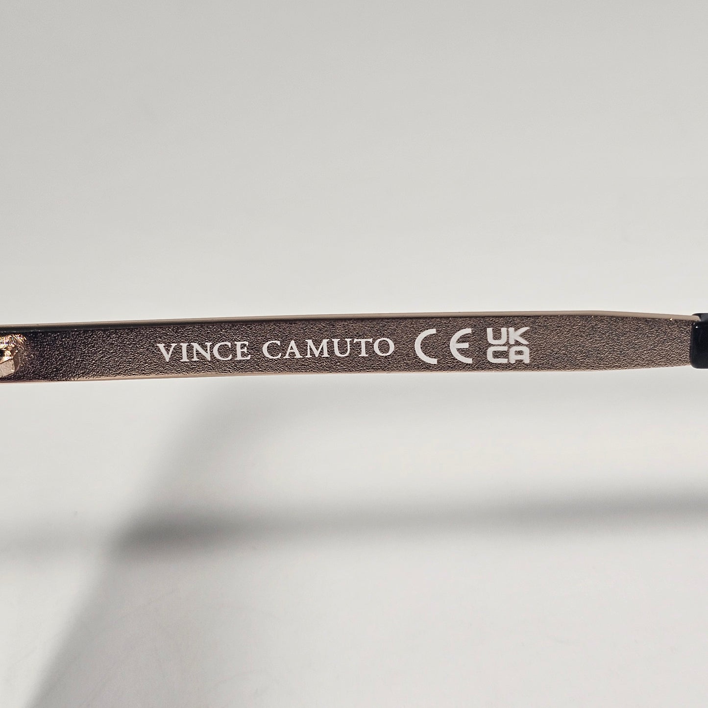 Vince Camuto VC1255 OX Oversize Cat Eye Sunglasses Black Gold Smoke Gradient Lens