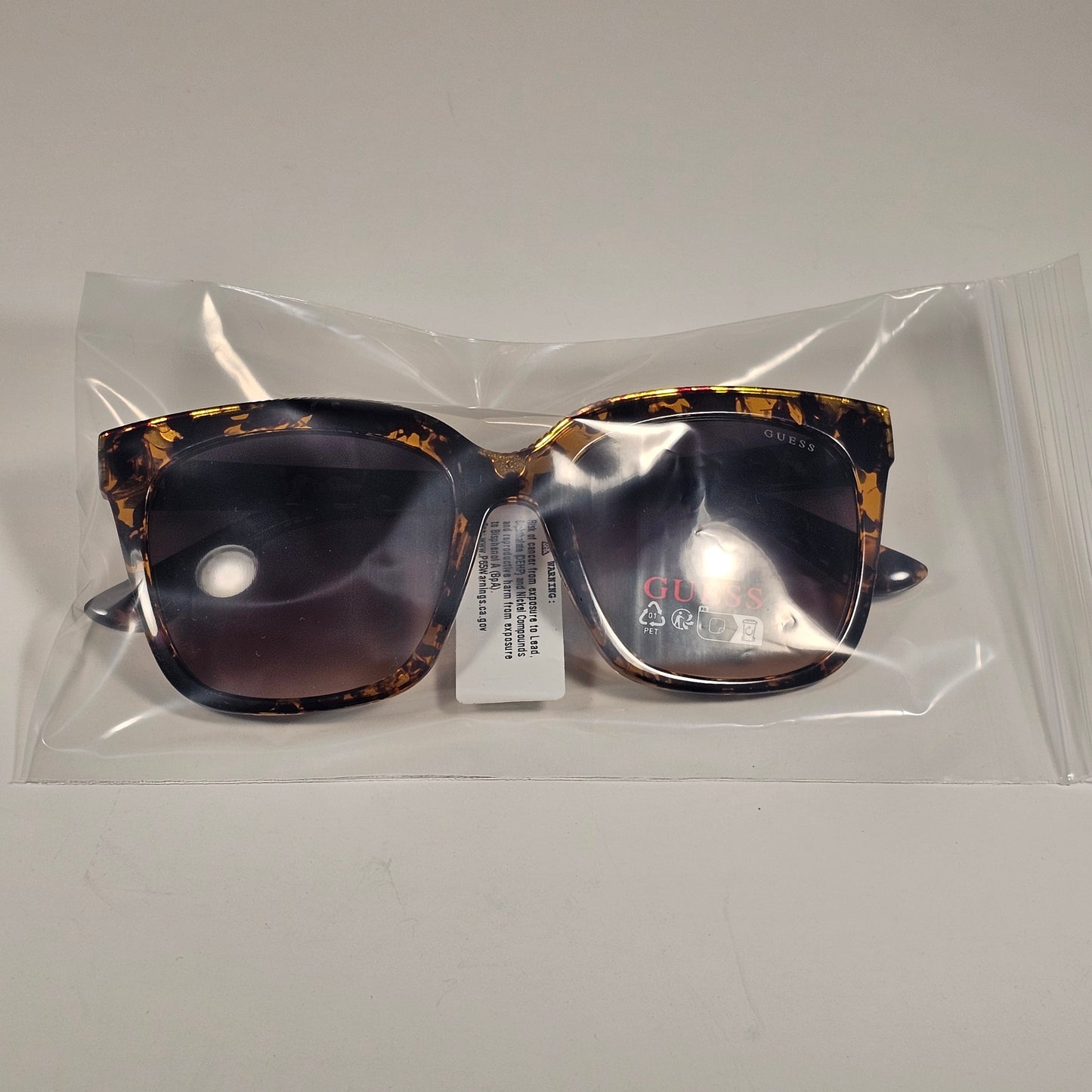 Guess GO00045 52F Cat Eye Sunglasses Brown Tortoise Gold Brown Gradient Lens