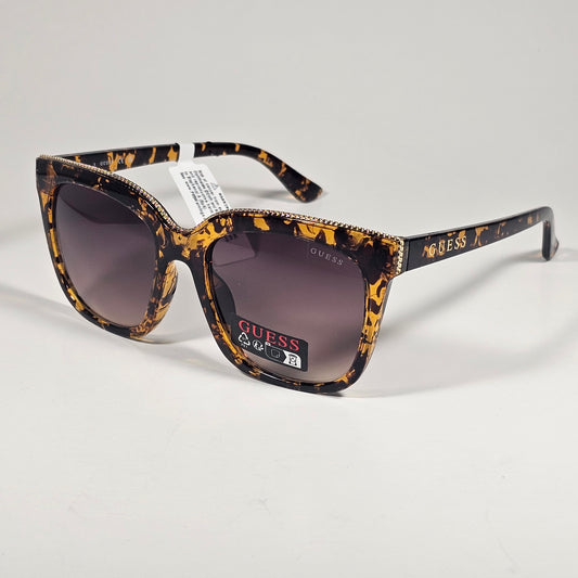 Guess GO00045 52F Cat Eye Sunglasses Brown Tortoise Gold Brown Gradient Lens