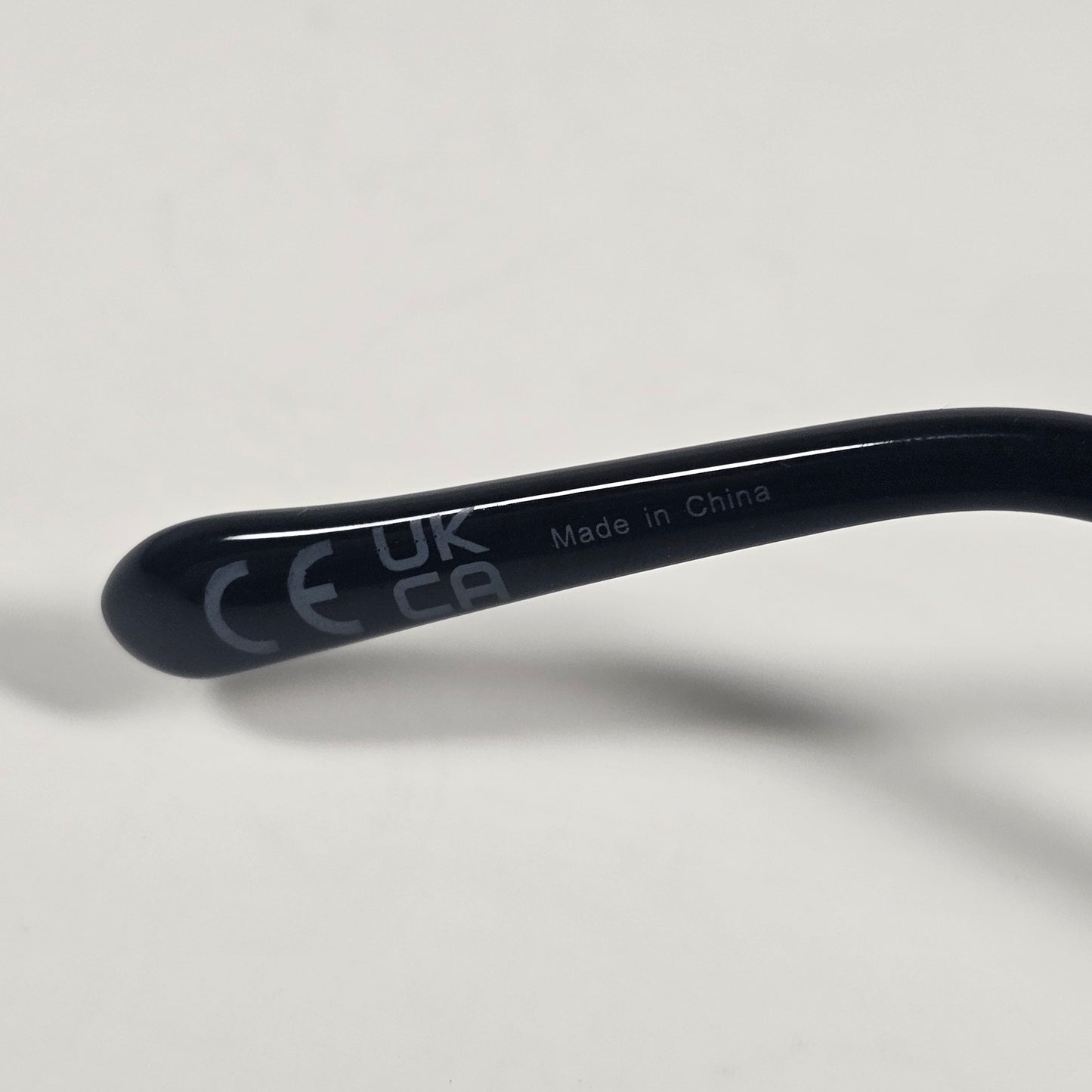 Fossil FM143 Club Sunglasses Black Plastic Gray Metal Frame Gray Tinted Lens