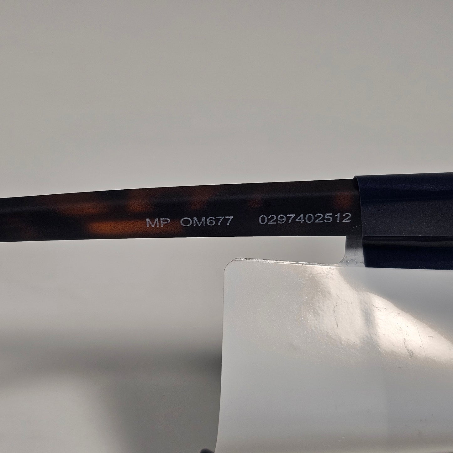 Tommy Hilfiger MP OM677 Rectangular Sunglasses Matte Black Dark Tortoise