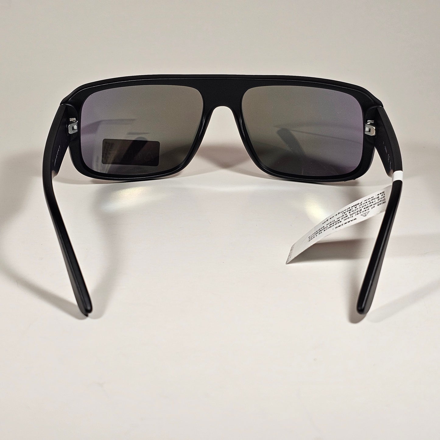 Guess GO00055 02C Rectangular Shield Wrap Sunglasses Red Matte Black Multicolor Mirror Lens