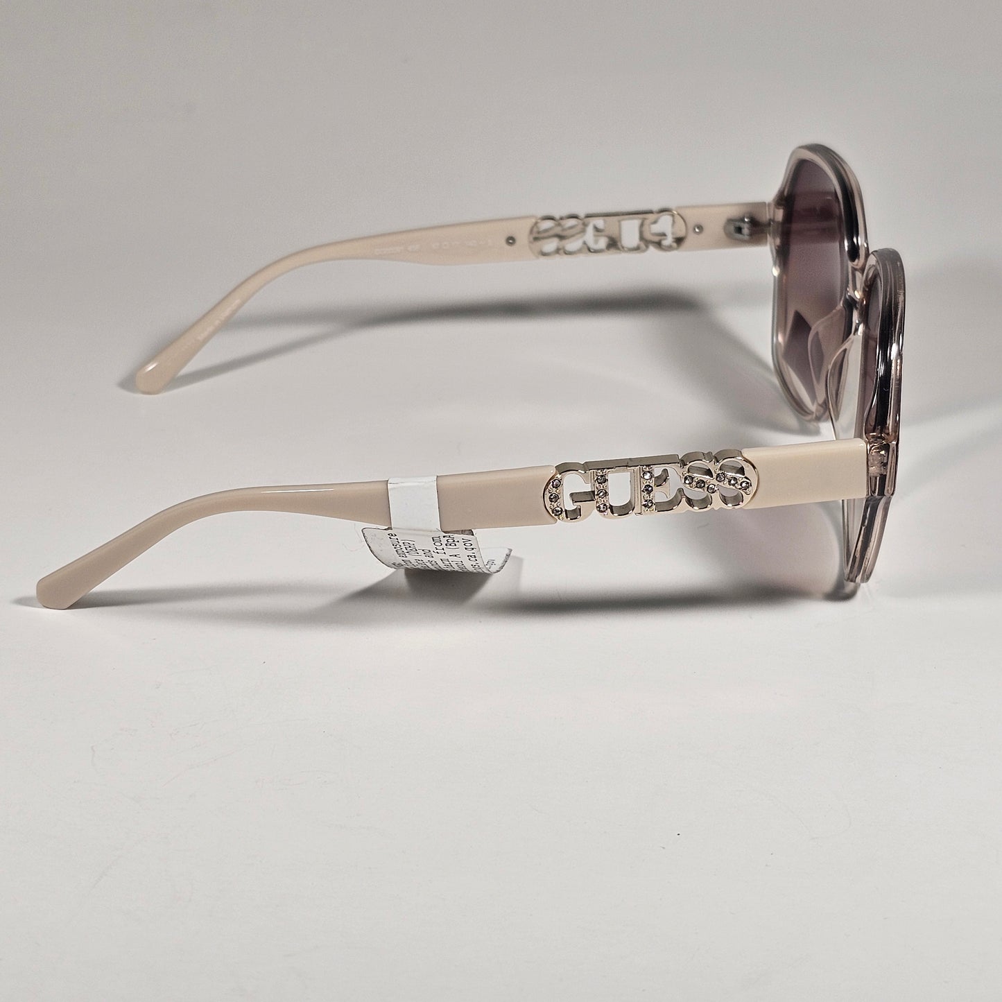 Guess GO00091 45F Butterfly Sunglasses Nude Frame Brown Gradient Lens 57mm