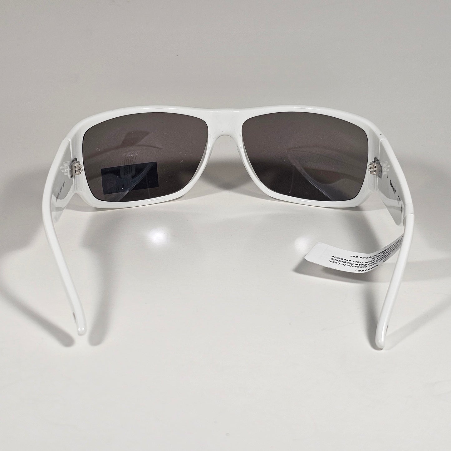 Timberland TB7292 21C Sport Wrap Sunglasses White Frame Blue Mirror Lens 62mm