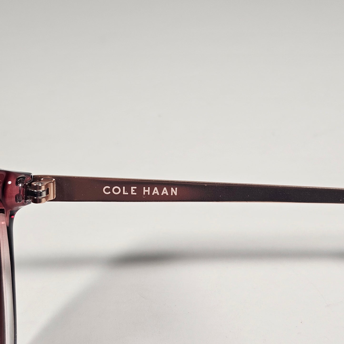 Cole Haan CH9055 530 Cat Eye Polarized Sunglasses Merlot Gradient Brown Lens