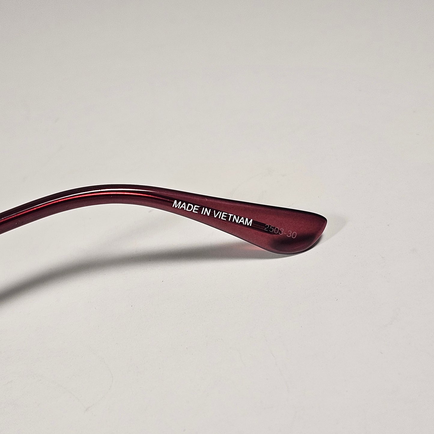 Cole Haan CH9055 530 Cat Eye Polarized Sunglasses Merlot Gradient Brown Lens