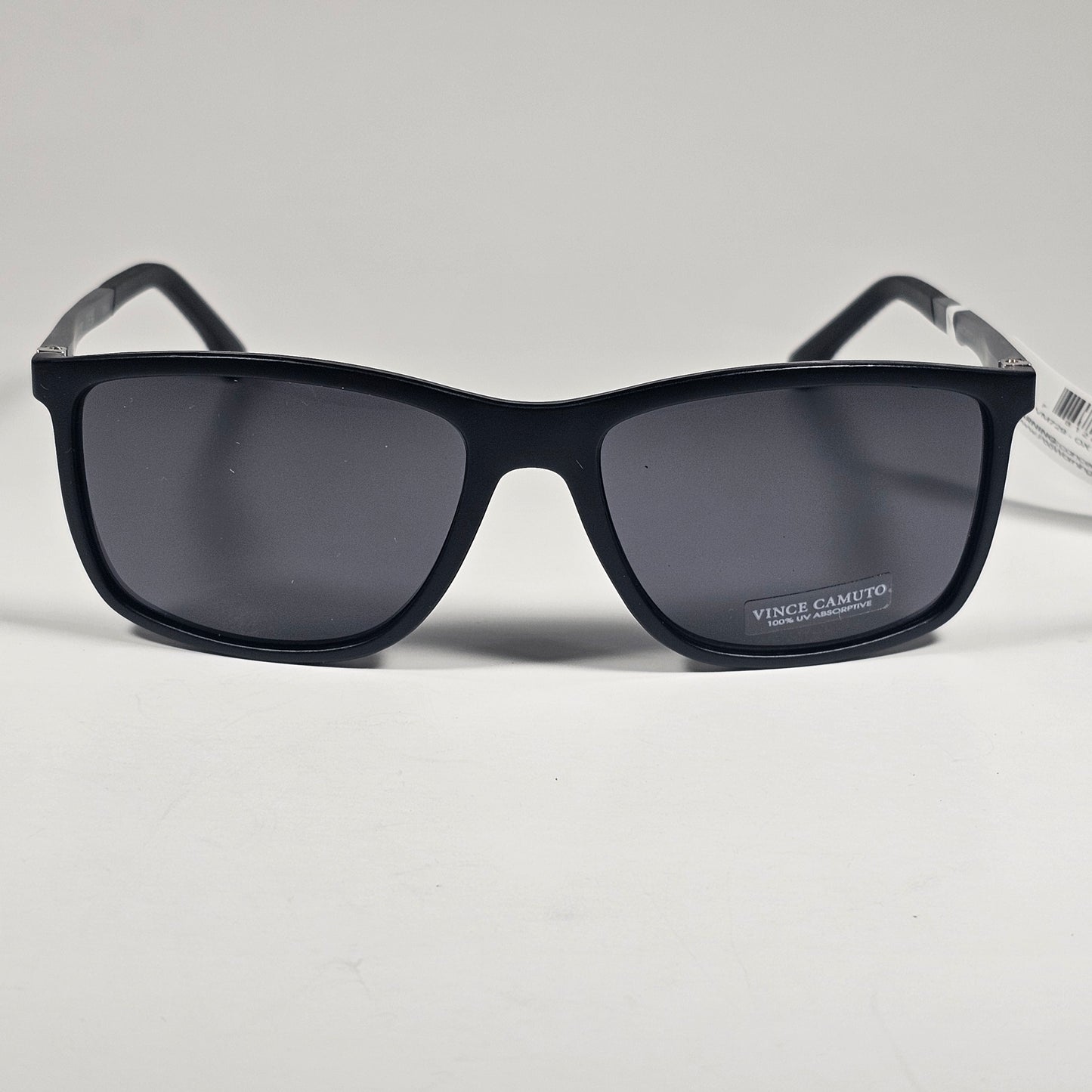 Vince Camuto VM729 OX Men's Rectangle Sunglasses Matte Black Frame Gray Lens