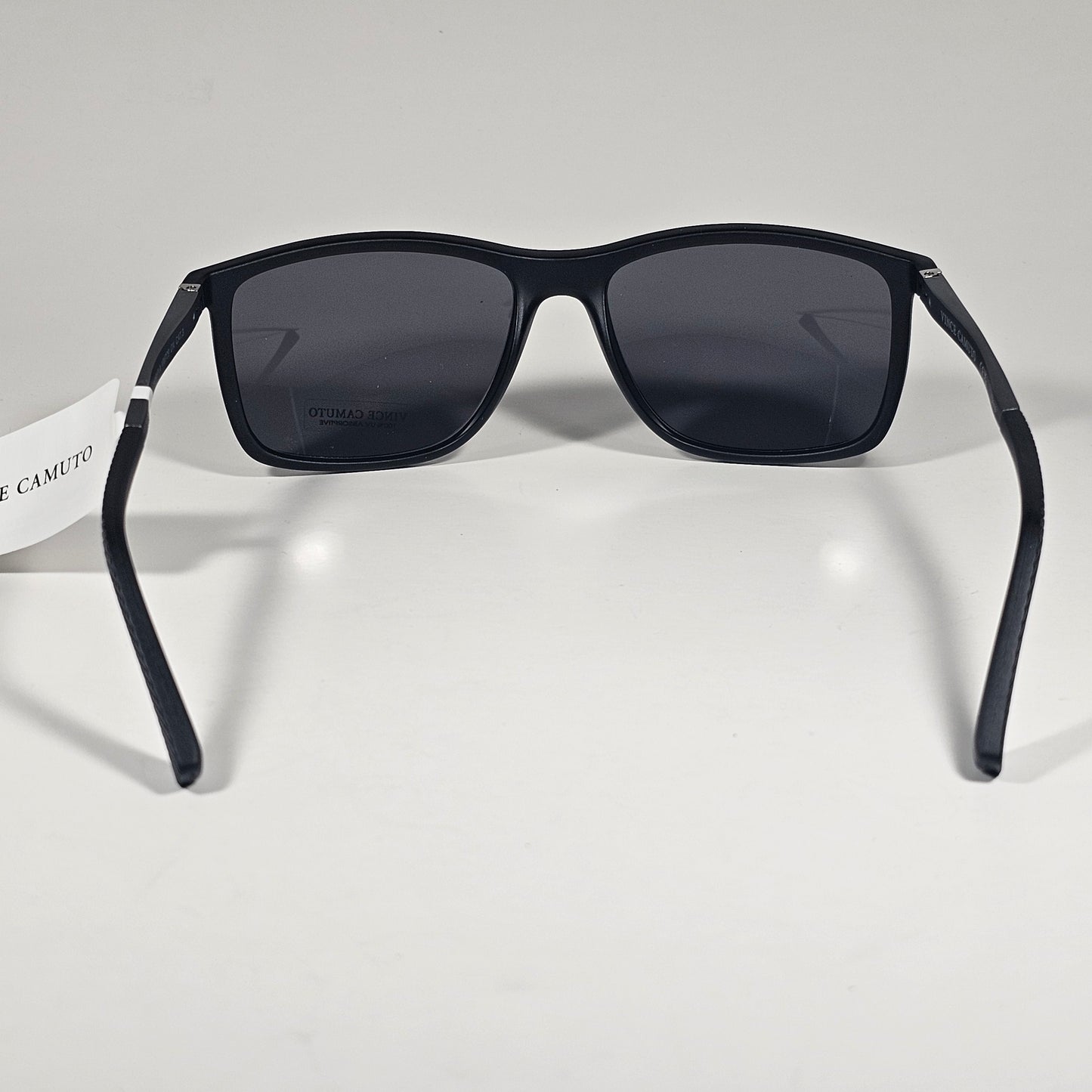 Vince Camuto VM729 OX Men's Rectangle Sunglasses Matte Black Frame Gray Lens