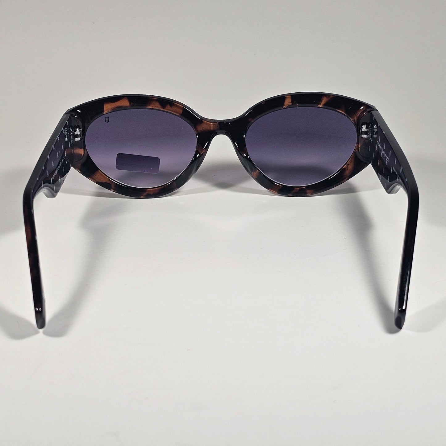Tommy Hilfiger  WP OL648 Oval Sunglasses Dark Brown Tortoise Frame Gradient Lens