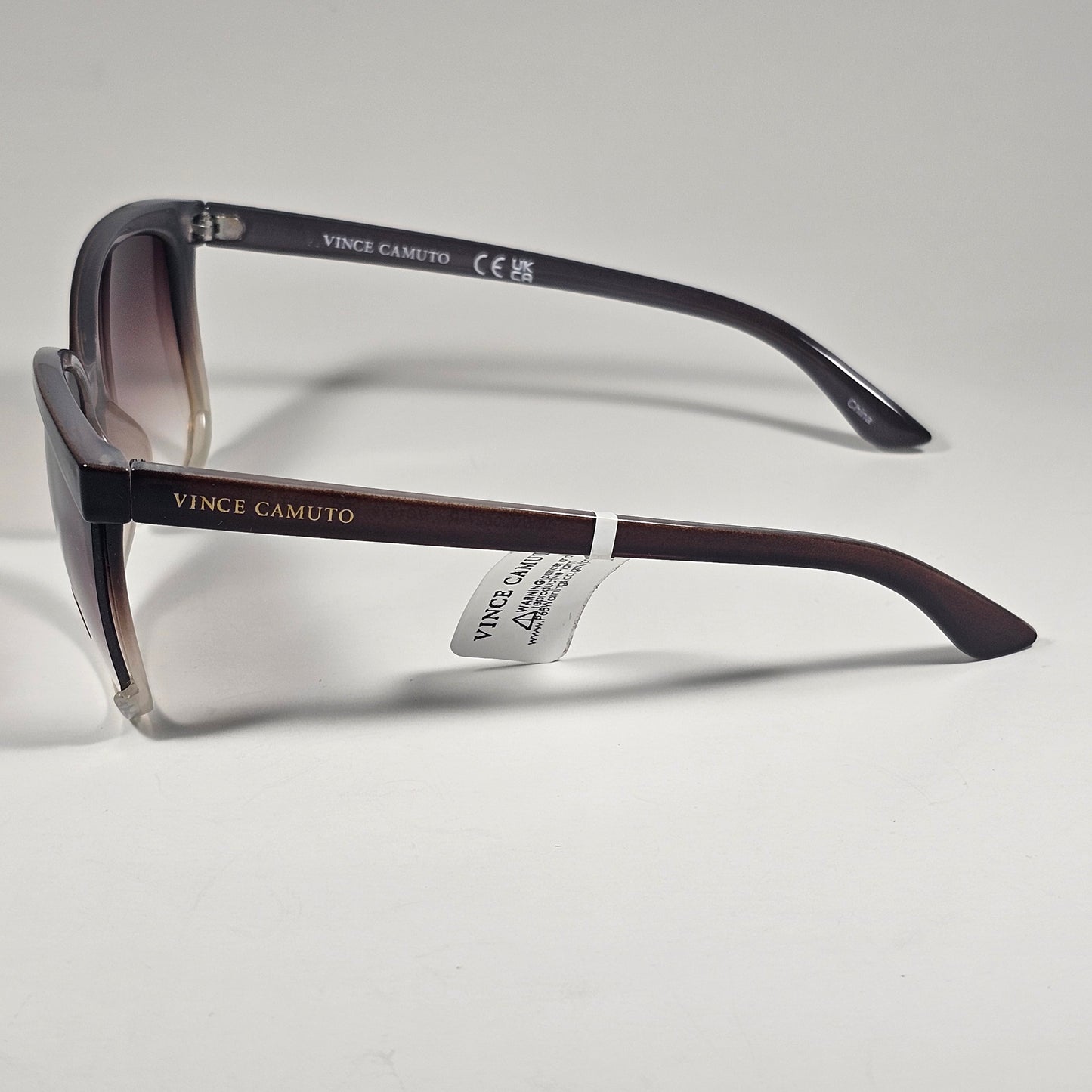 Vince Camuto VC1179 BN Cat Eye Sunglasses Brown Gradient Frame Brown Lens