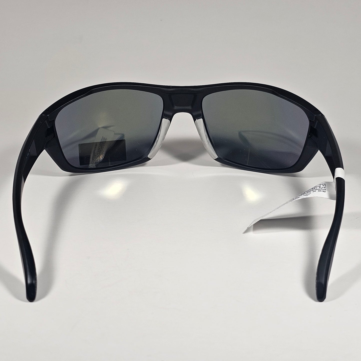 Timberland TU00019 02G Men's Wrap Sunglasses Matte Black Coral Mirror Lens 66mm