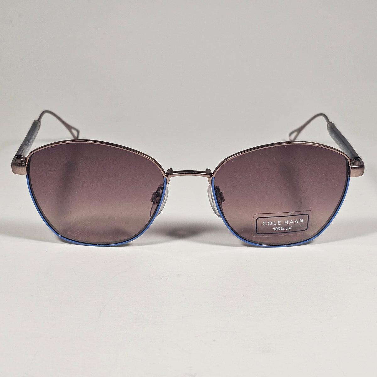 Cole Haan CH7080 733 Grand.0s Designer Sunglasses Topaz Gold Brown Gradient Lens