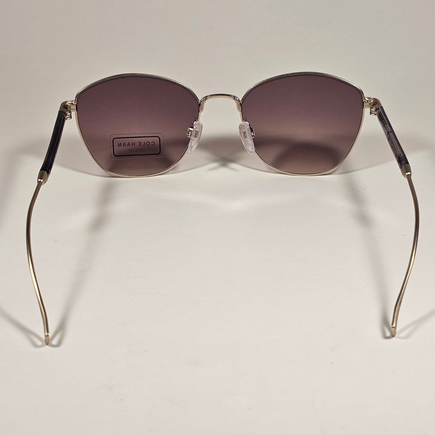 Cole Haan CH7080 717 Grand.0s Designer Sunglasses Gold Brown Gradient Lens