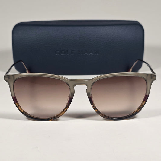 Cole Haan CH3001 200 Key Hole Ti-Flex Sunglasses Brown Horn Brown Gradient