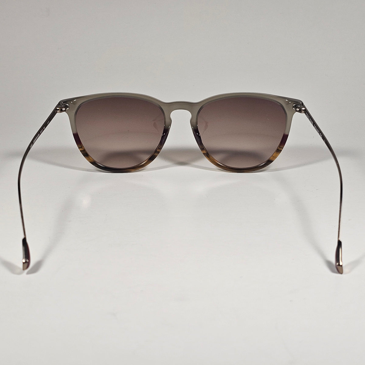Cole Haan CH3001 200 Key Hole Ti-Flex Sunglasses Brown Horn Brown Gradient