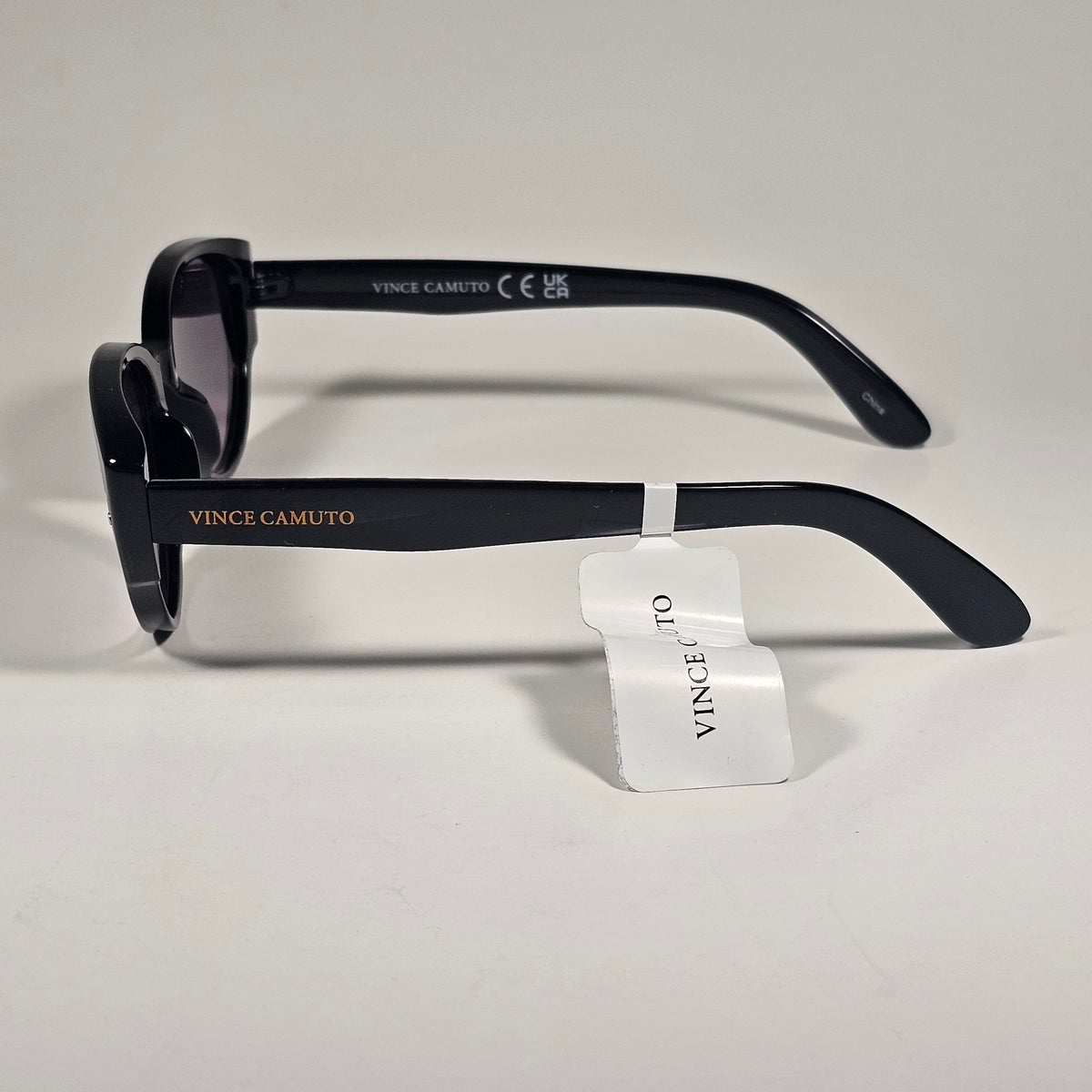 Vince Camuto VC1174 OX Cat Eye Sunglasses Black Frame Smoke Gradient Lens