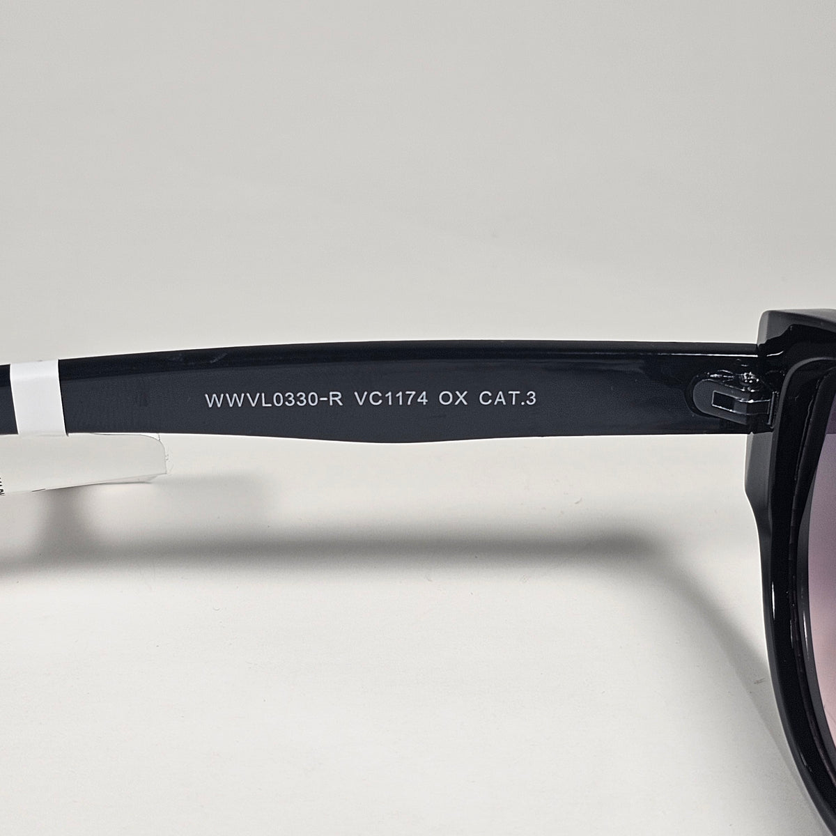 Vince Camuto VC1174 OX Cat Eye Sunglasses Black Frame Smoke Gradient Lens