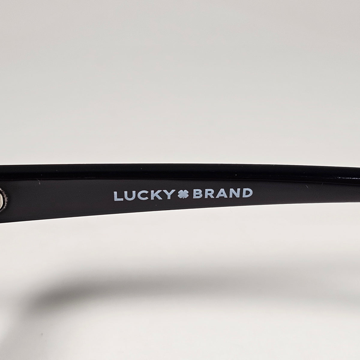 Lucky Brand LB59016 Cat Eye Sunglasses Brown Clear Crystal Frame Brown Lens