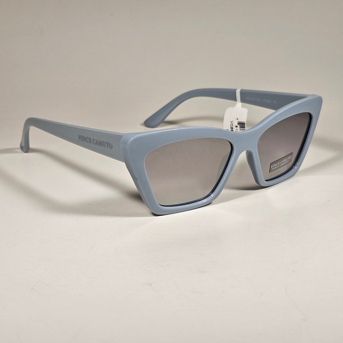 Vince Camuto Cat Eye Sunglasses Light Blue Frame Silver Mirror Lens VC899 BL