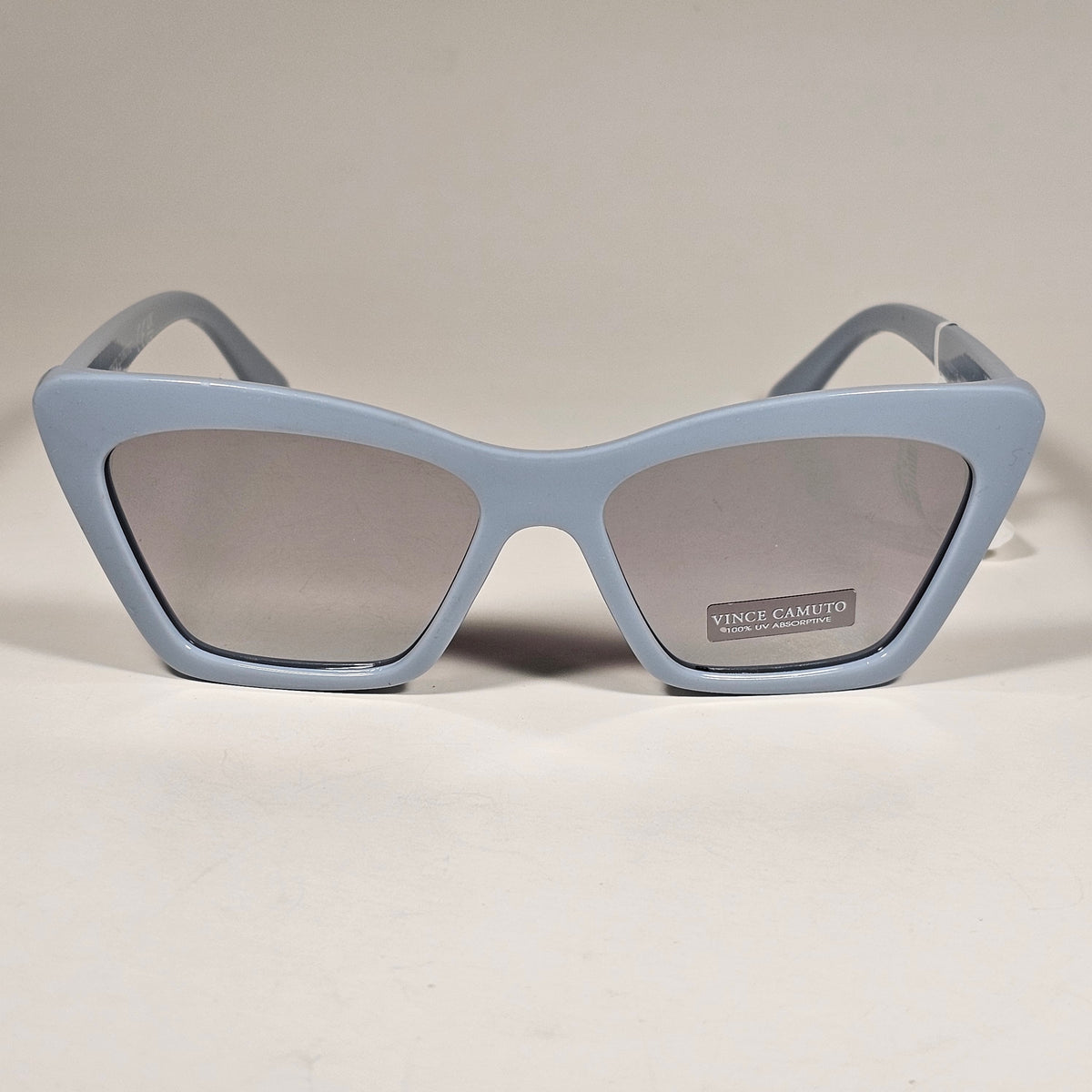 Vince Camuto Cat Eye Sunglasses Light Blue Frame Silver Mirror Lens VC899 BL