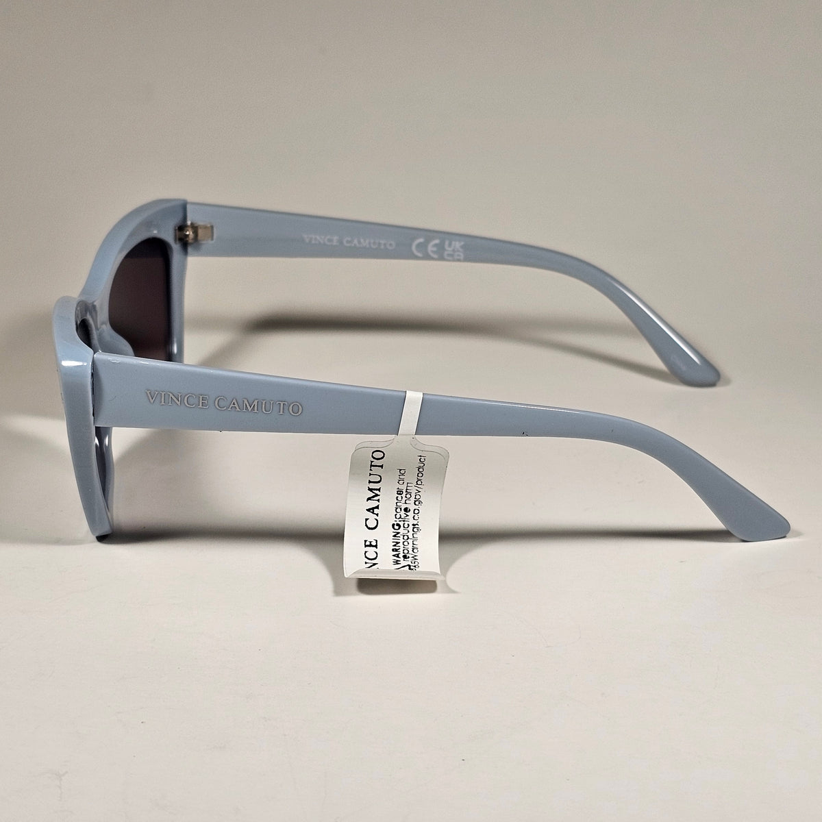 Vince Camuto Cat Eye Sunglasses Light Blue Frame Silver Mirror Lens VC899 BL