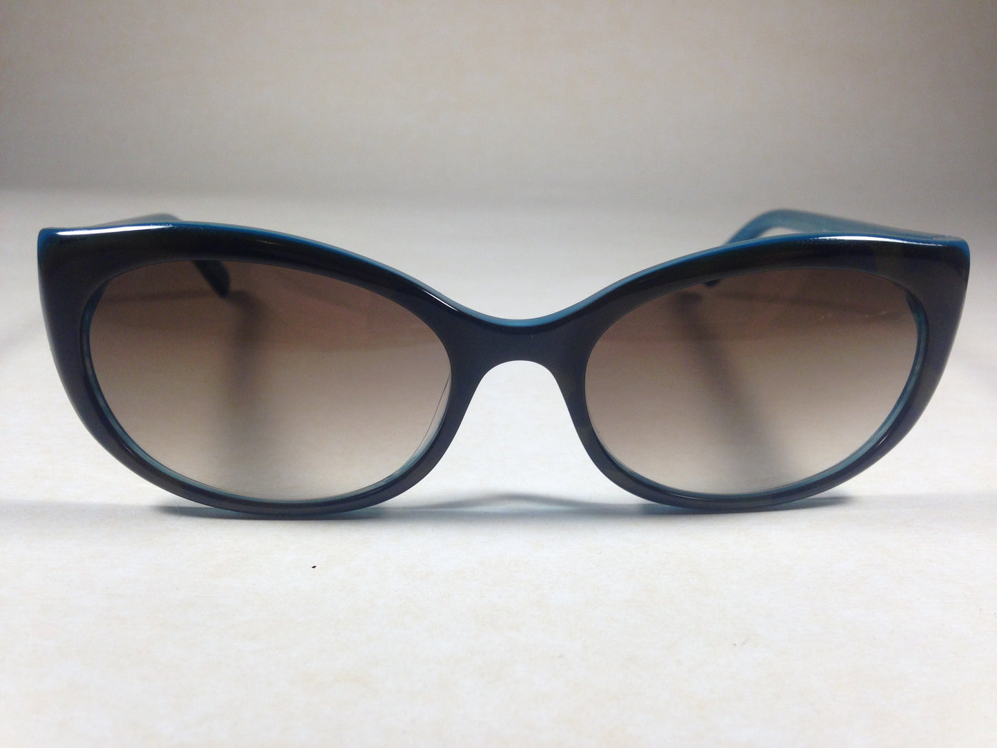 Kate Spade Phyllis/S 0JUT/Y6 Oval Cat Sunglasses Tort Aqua Blue Brown Lens 52mm - Sunglasses
