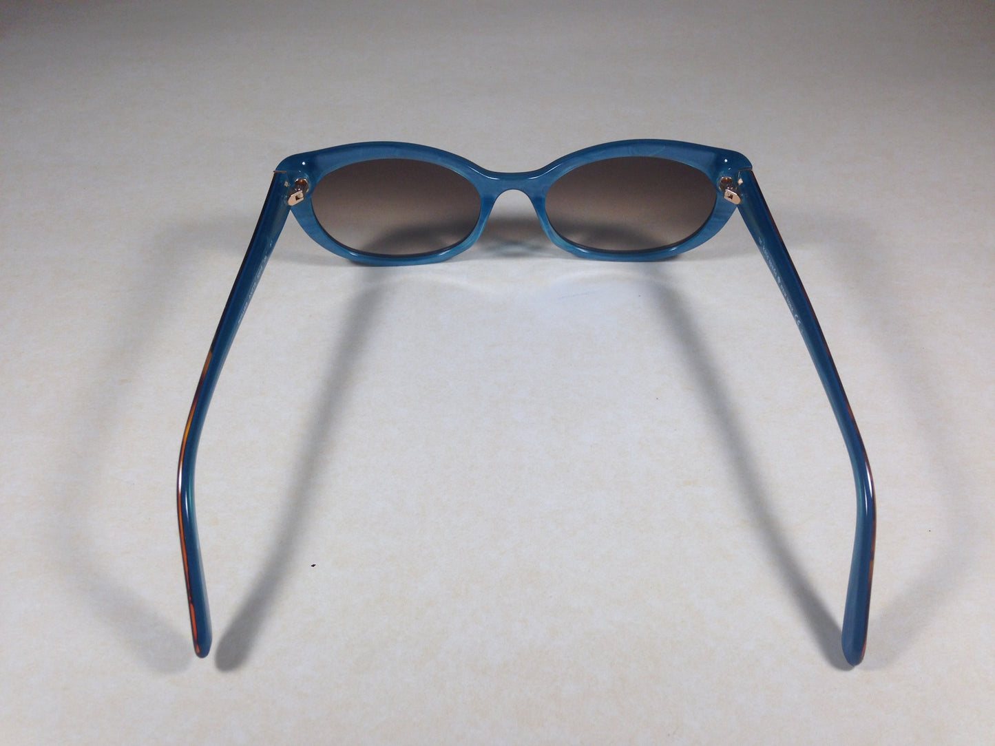 Kate Spade Phyllis/S 0JUT/Y6 Oval Cat Sunglasses Tort Aqua Blue Brown Lens 52mm - Sunglasses