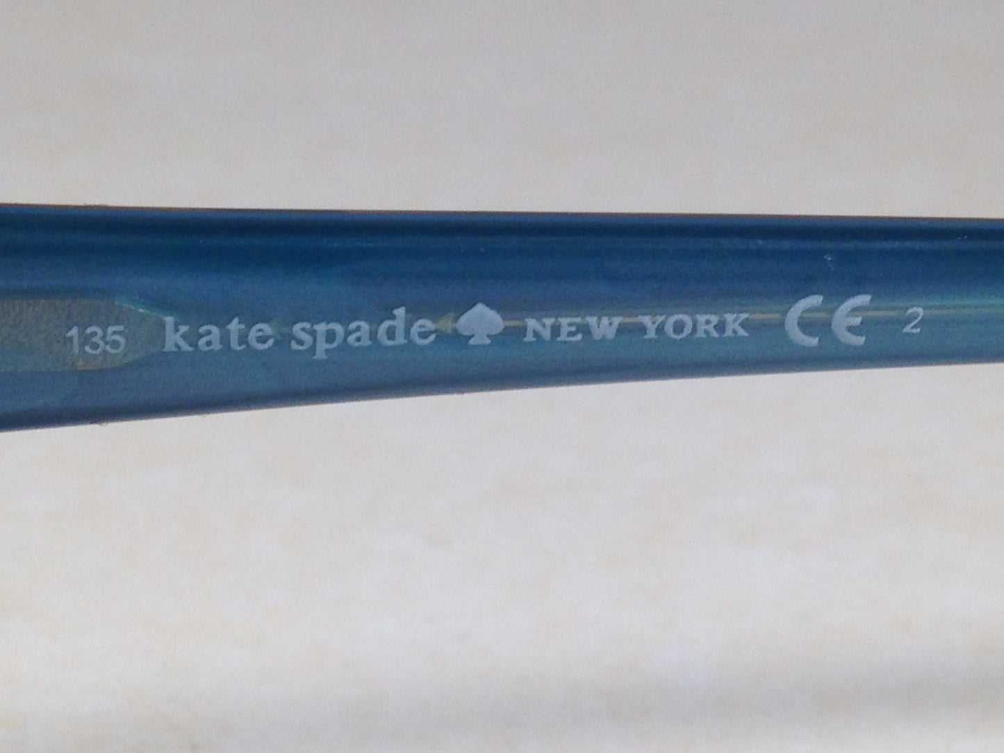 Kate Spade Phyllis/S 0JUT/Y6 Oval Cat Sunglasses Tort Aqua Blue Brown Lens 52mm - Sunglasses
