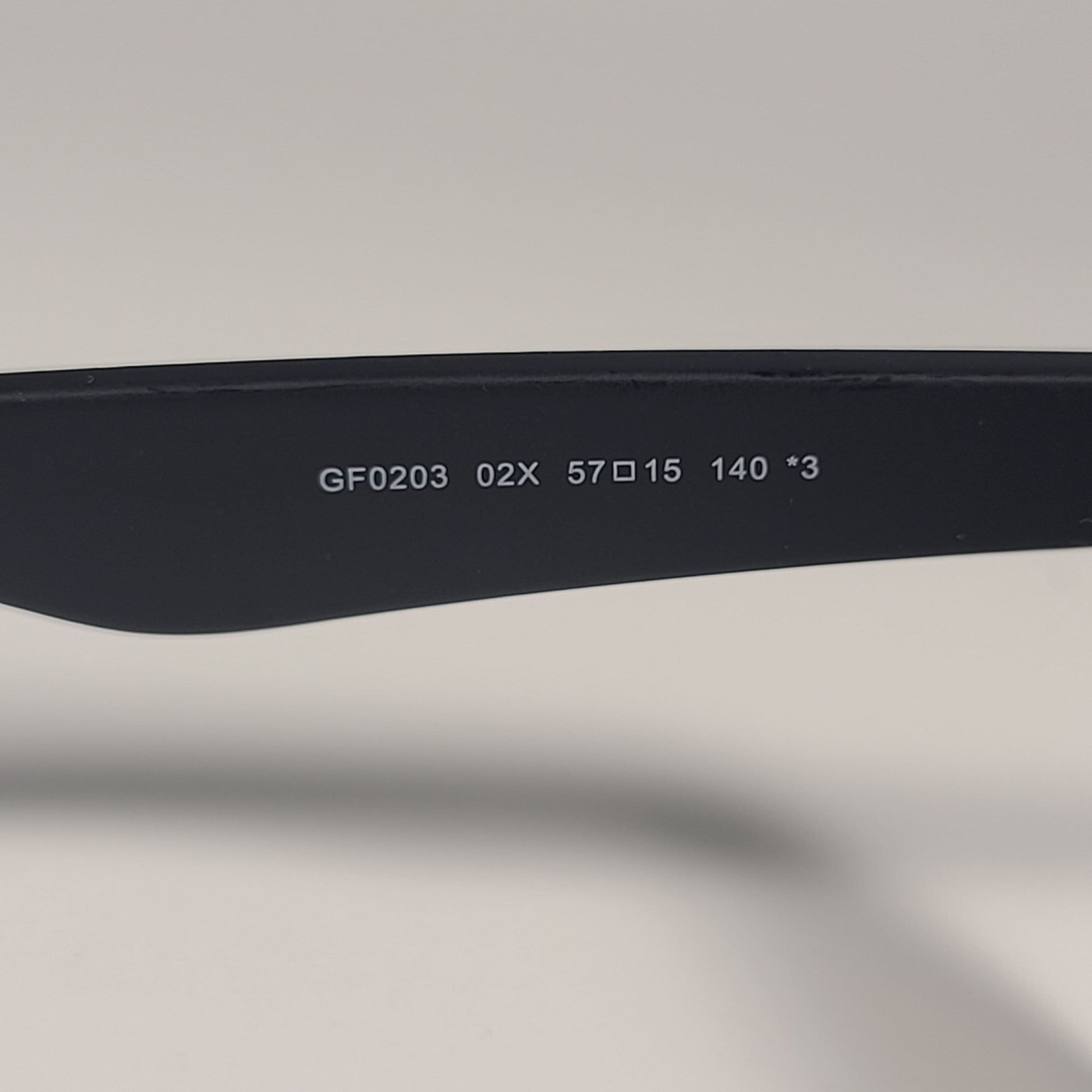 Guess GF0203 02X Square Sunglasses Matte Black Frame Blue Mirror Lens 57mm - Sunglasses