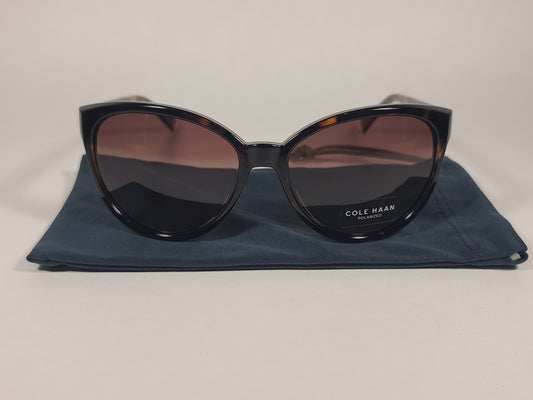 Cole Haan Cat Eye Polarized Sunglasses Brown Tortoise Frame Brown Gradient Lens CH7046 243 TORTOISE/BROWN GRADIENT - Sunglasses