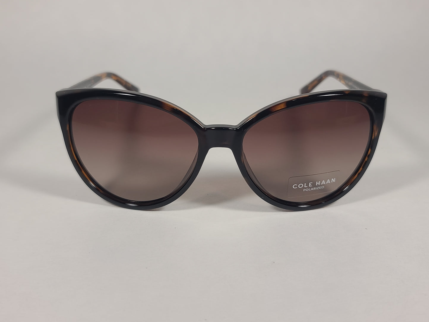 Cole Haan Cat Eye Polarized Sunglasses Brown Tortoise Frame Brown Gradient Lens CH7046 243 TORTOISE/BROWN GRADIENT - Sunglasses