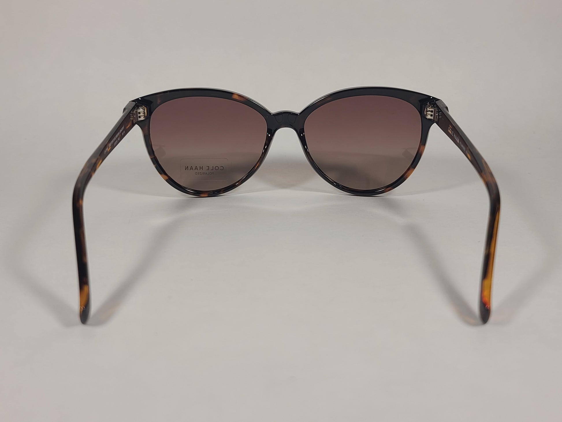 Cole Haan Cat Eye Polarized Sunglasses Brown Tortoise Frame Brown Gradient Lens CH7046 243 TORTOISE/BROWN GRADIENT - Sunglasses