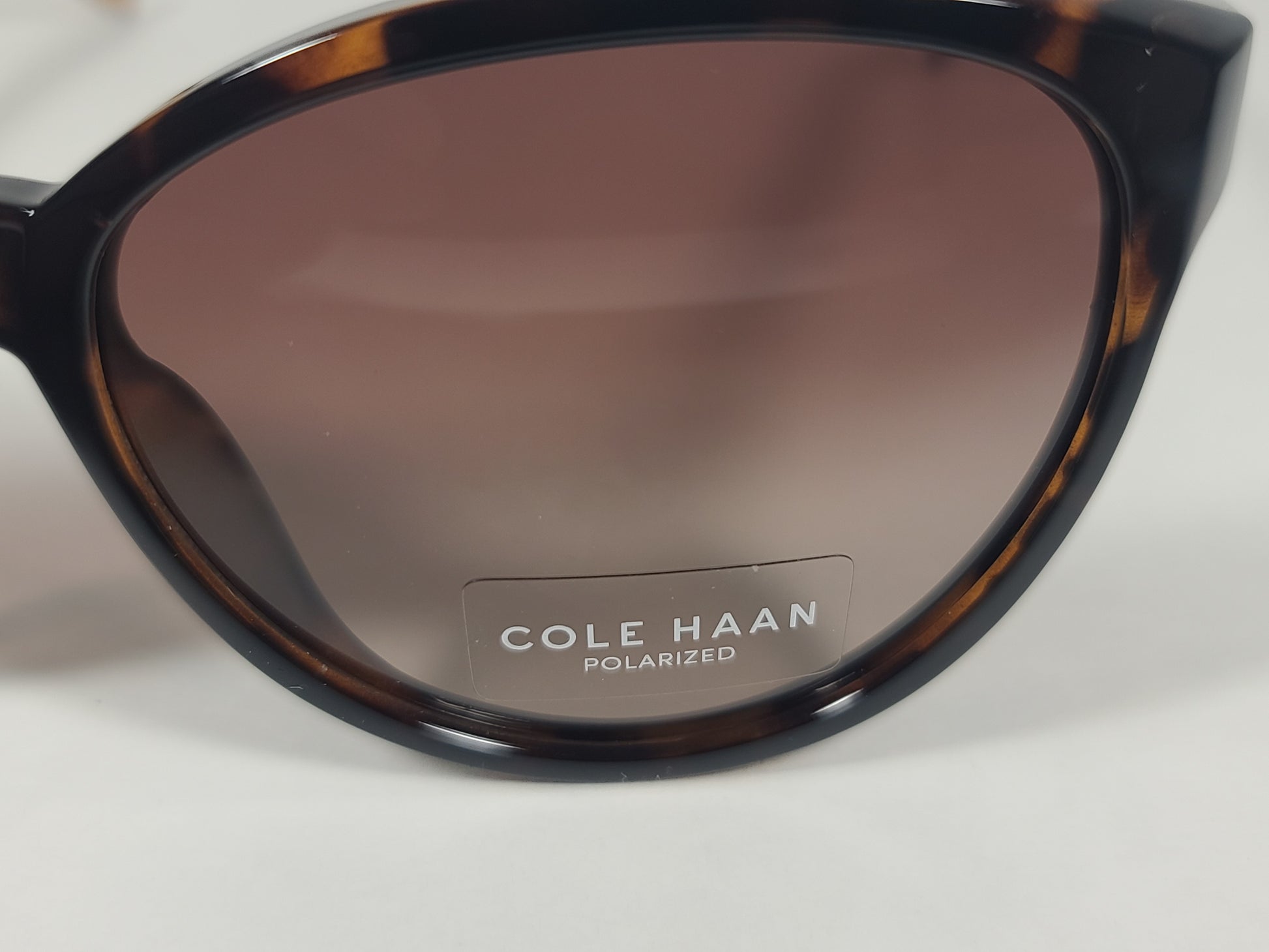 Cole Haan Cat Eye Polarized Sunglasses Brown Tortoise Frame Brown Gradient Lens CH7046 243 TORTOISE/BROWN GRADIENT - Sunglasses