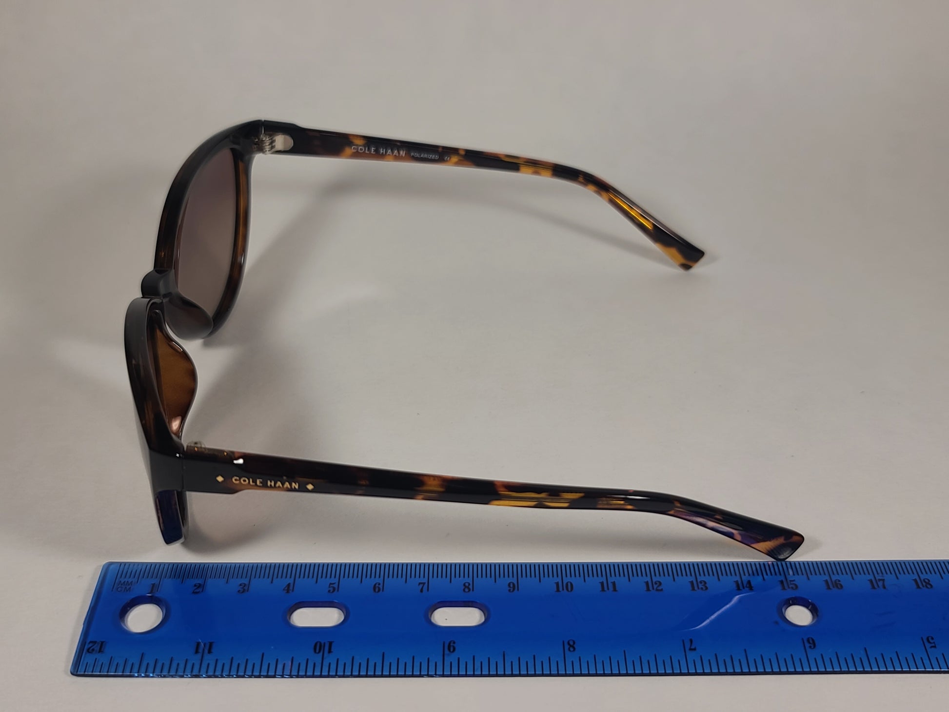 Cole Haan Cat Eye Polarized Sunglasses Brown Tortoise Frame Brown Gradient Lens CH7046 243 TORTOISE/BROWN GRADIENT - Sunglasses