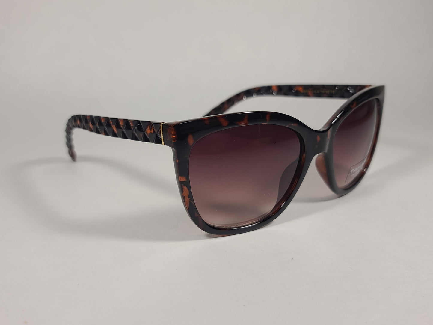 Tahari Rectangular Sunglasses Tortoise Frame Brown Gradient TH795 TS - Sunglasses