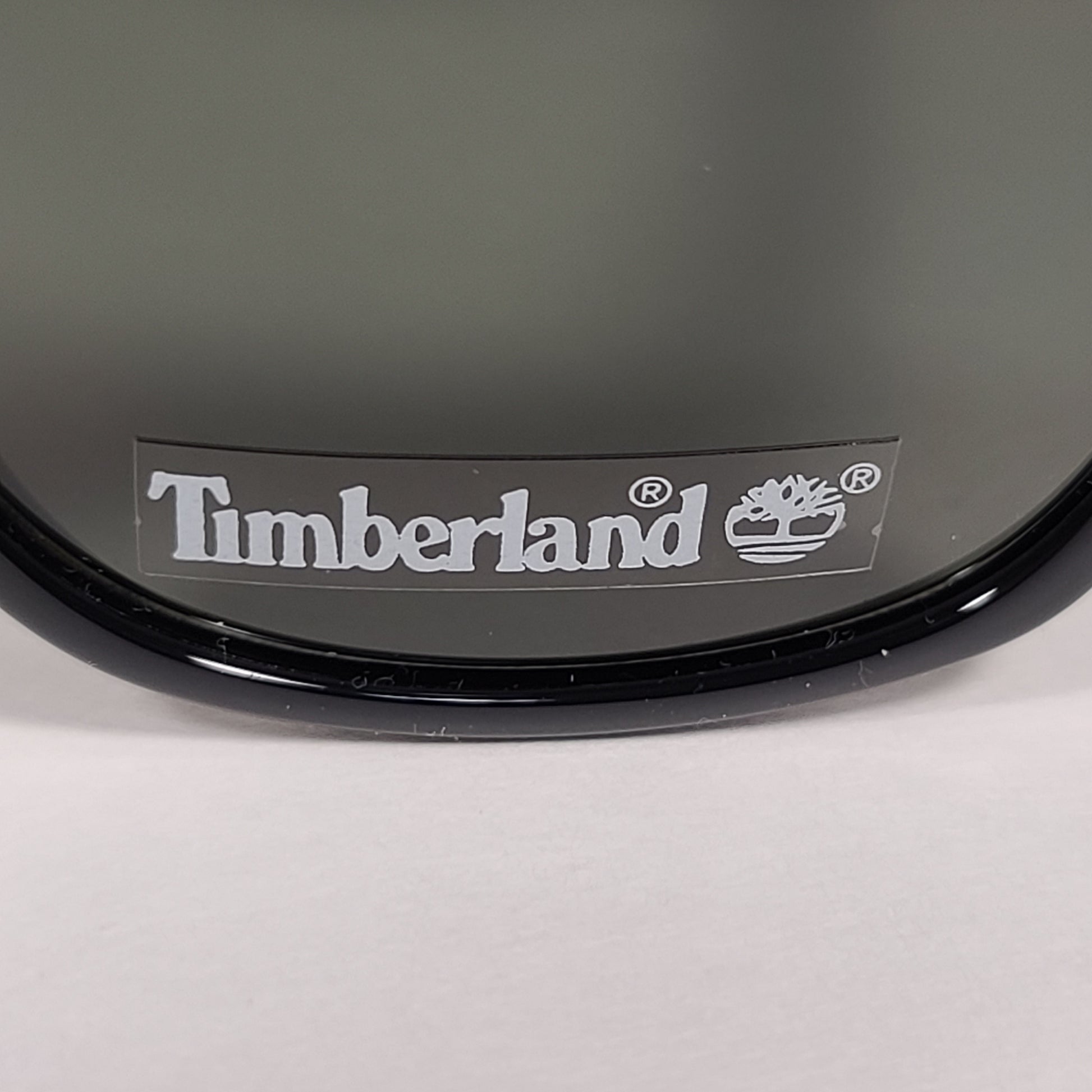Timberland Square Sunglasses Shiny Black Frame Green Lens TB7140 01N - Sunglasses