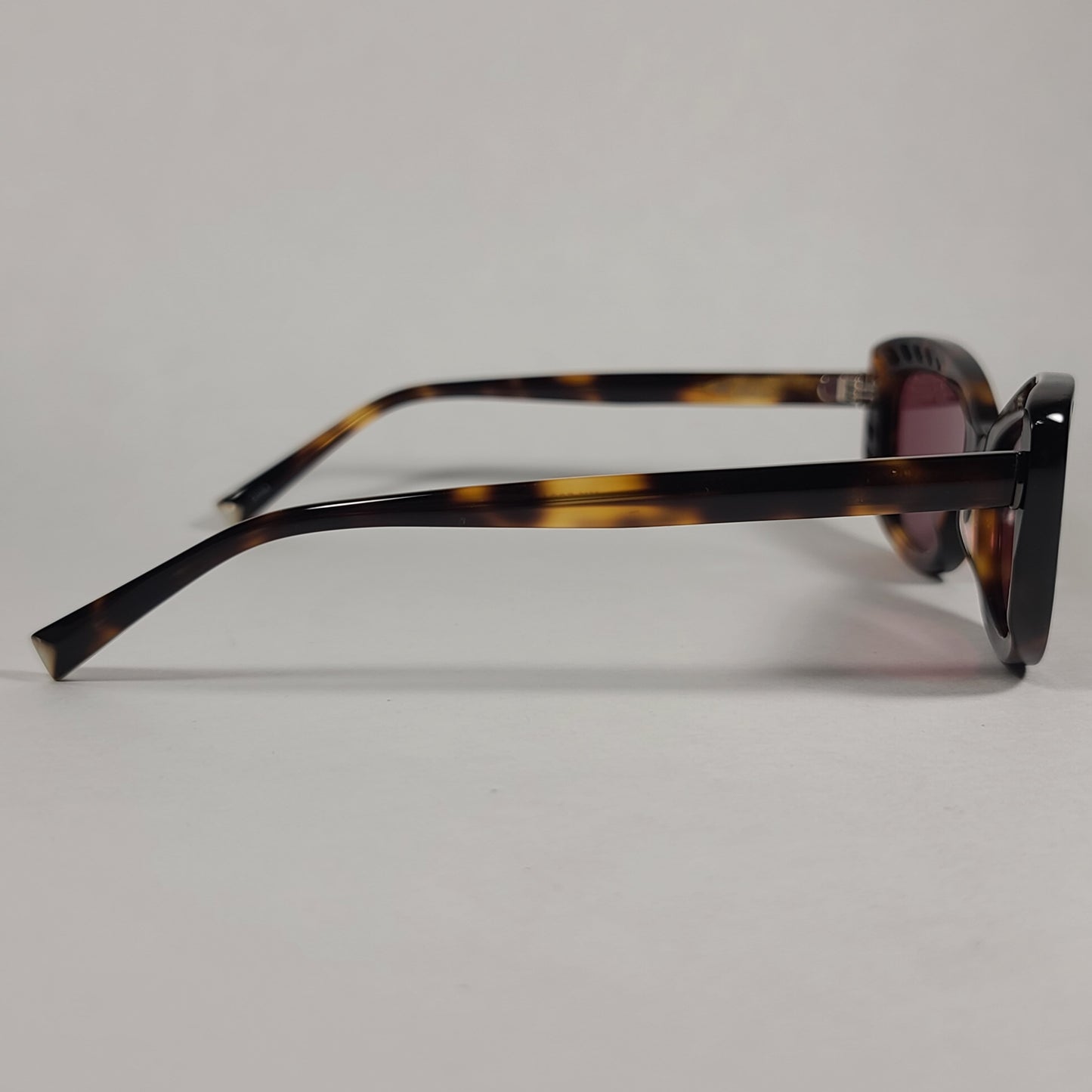 Kendall + Kylie Natalie Cat Eye Sunglasses Brown Tortoise Frame Dark Sherry Lens KK5024D 215 - Sunglasses