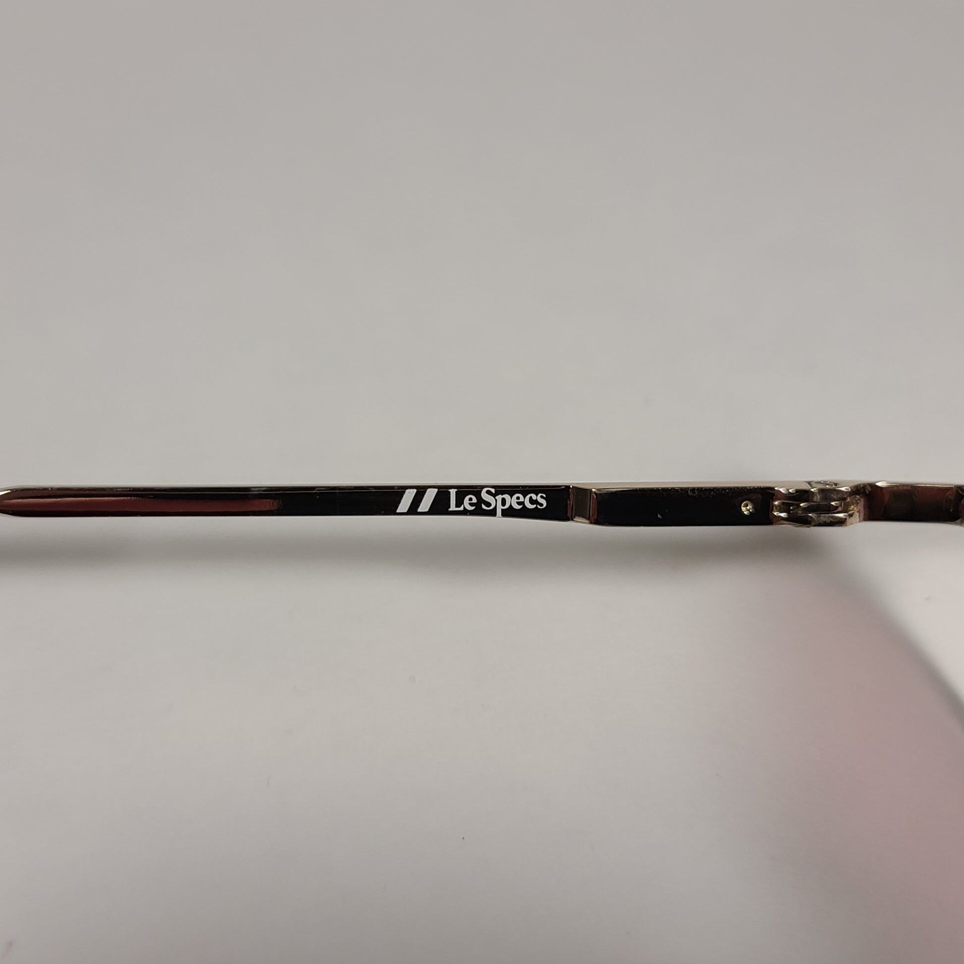 Le Specs That’s Hot Rimless Rectangle Bright Gold Frame Pink Gradient Lens LSP2002163 - Sunglasses