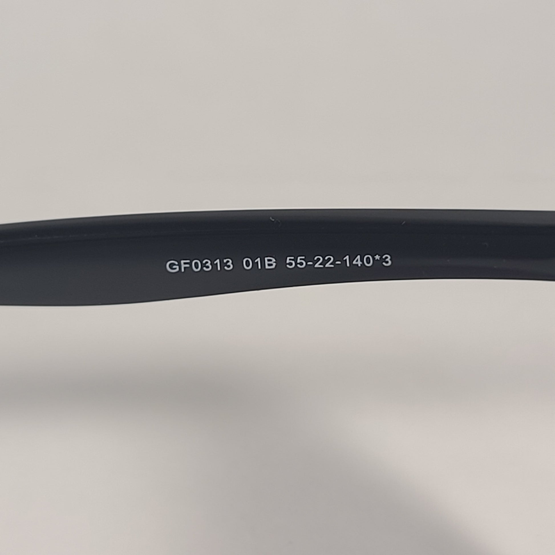 Guess Cat Eye Sunglasses Black Gold Frame Gray Gradient Lens GF0313 01B - Sunglasses
