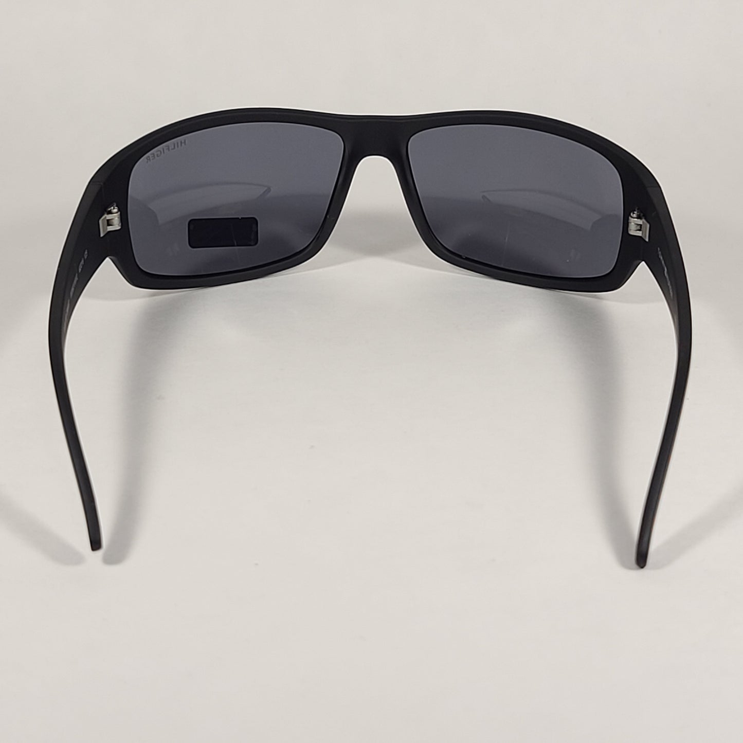 Tommy Hilfiger Bob Rectangular Sunglasses Sport Matte Black Gray Lens BOB MP OM497 - Sunglasses