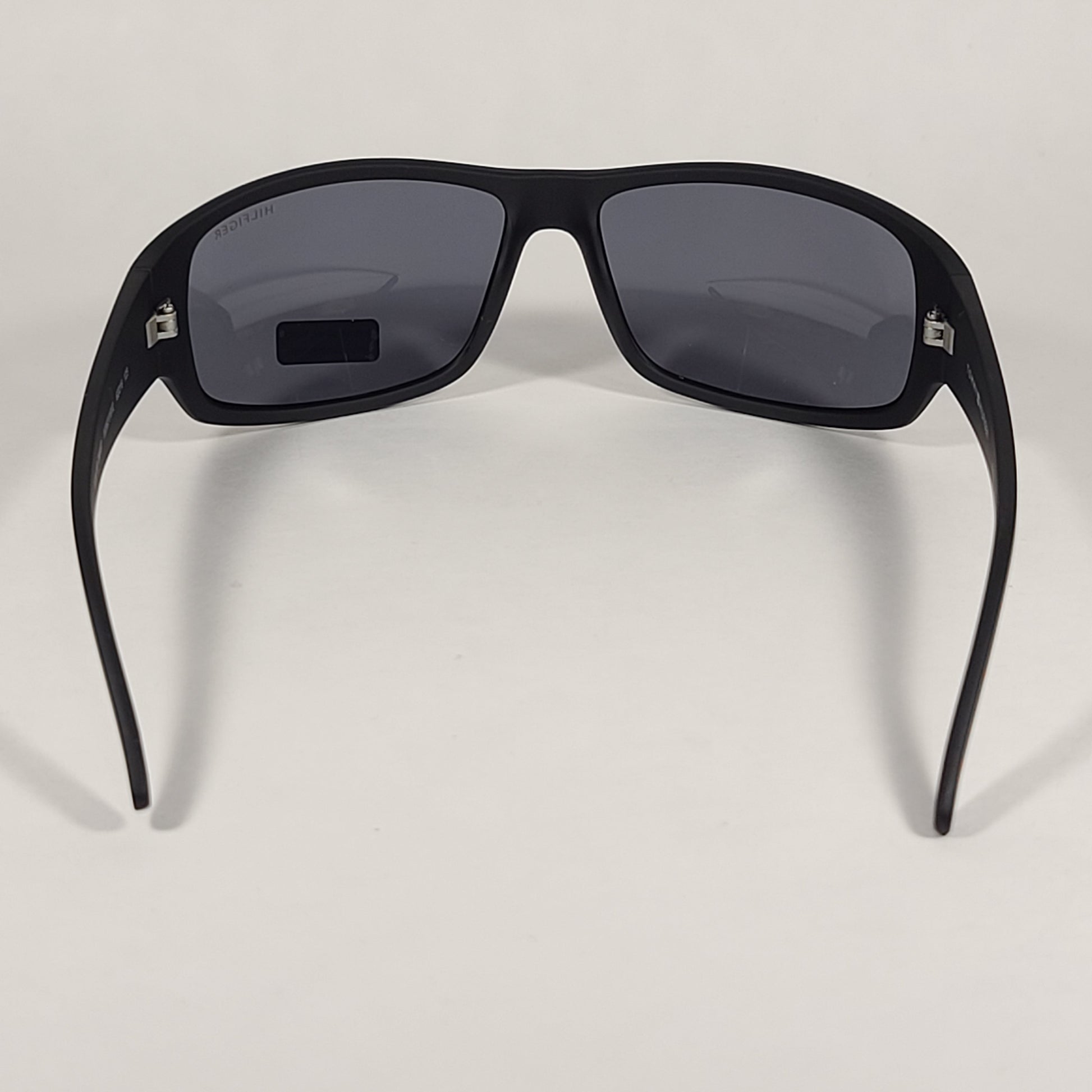 Tommy Hilfiger Bob Rectangular Sunglasses Sport Matte Black Gray Lens BOB MP OM497 - Sunglasses