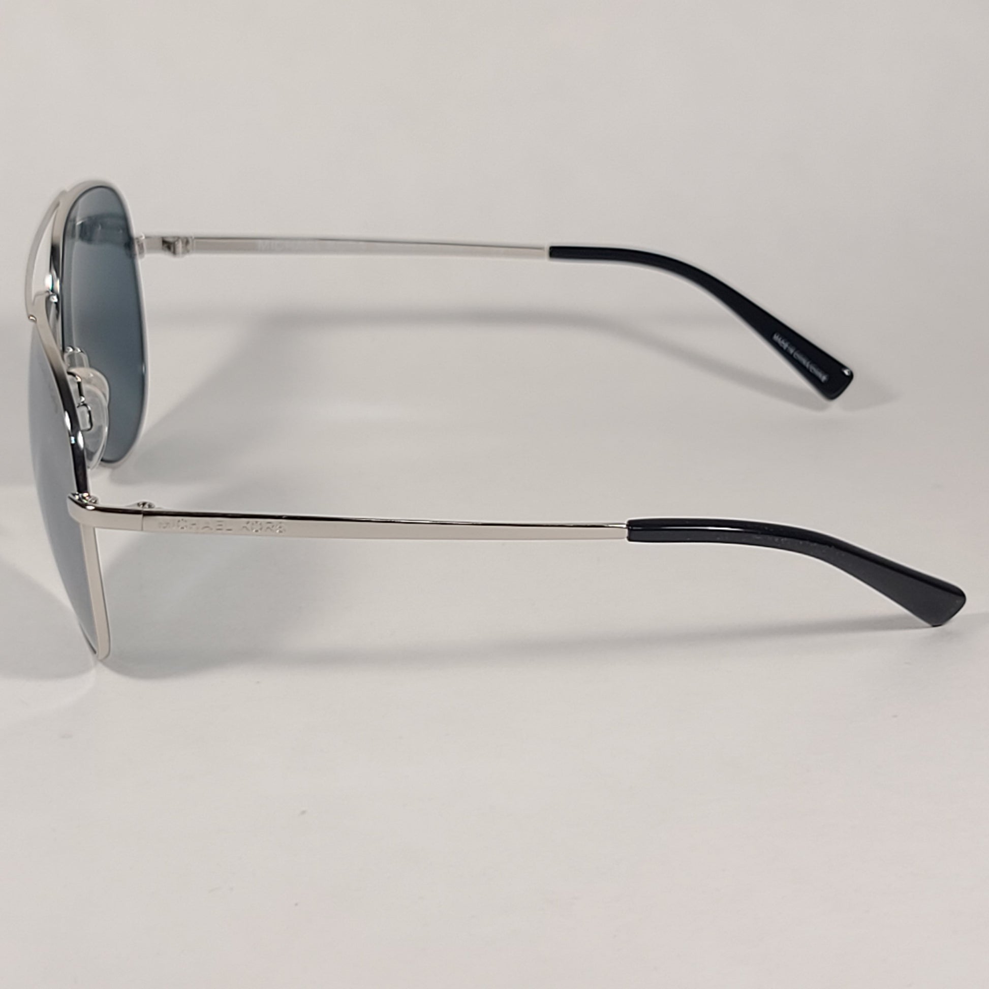 Michael Kors Rodinara Aviator Sunglasses Silver Metal Frame Silver Mirror Lens MK5009 11681U - Sunglasses