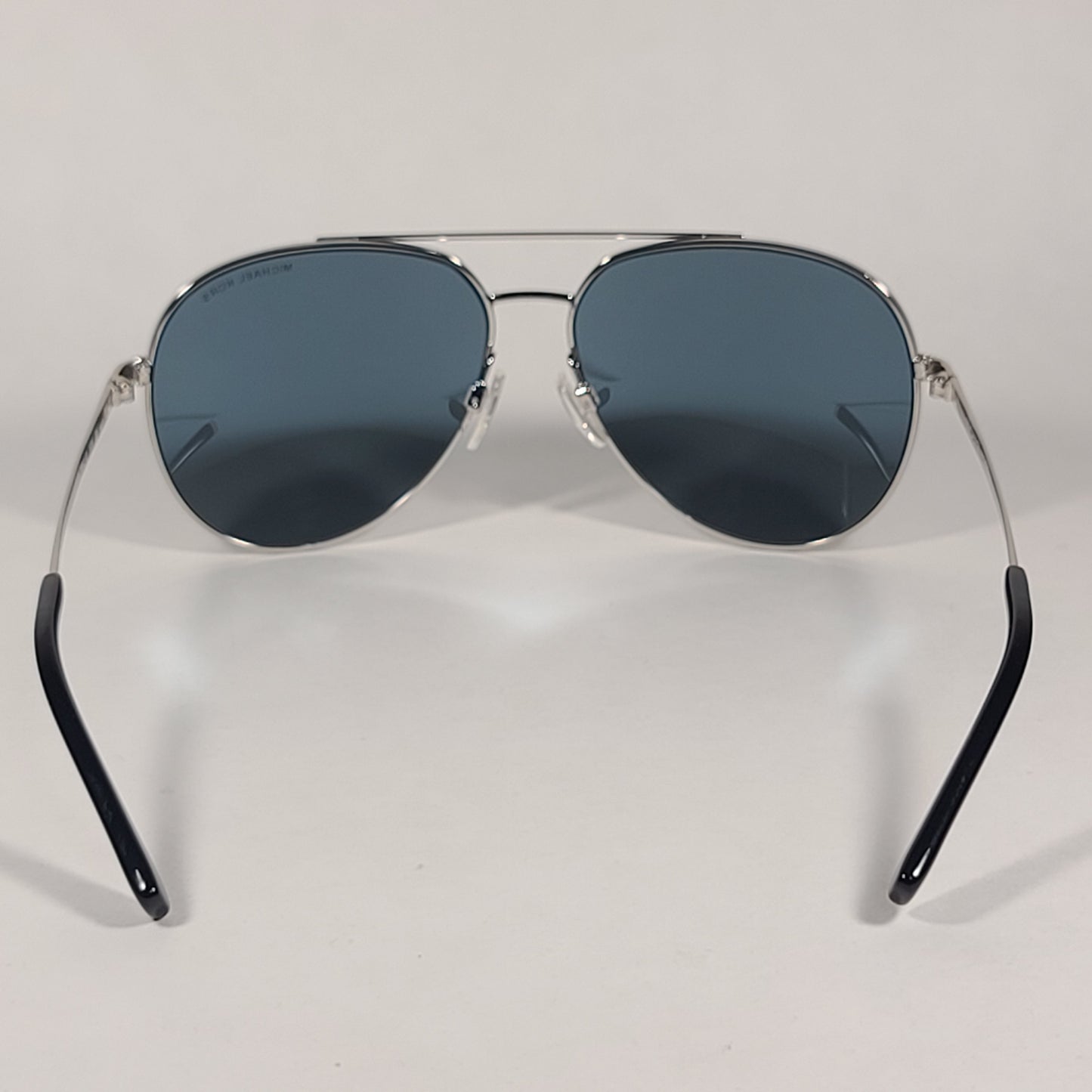 Michael Kors Rodinara Aviator Sunglasses Silver Metal Frame Silver Mirror Lens MK5009 11681U - Sunglasses