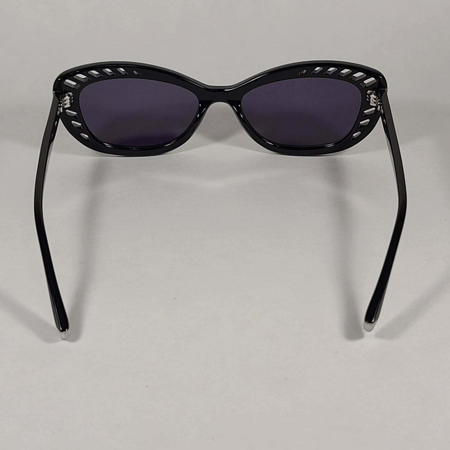 Authentic Kendall + Kylie Natalie Cat Eye Sunglasses Shiny Black Frame Gray Mono Lens KK5024 001 - Sunglasses