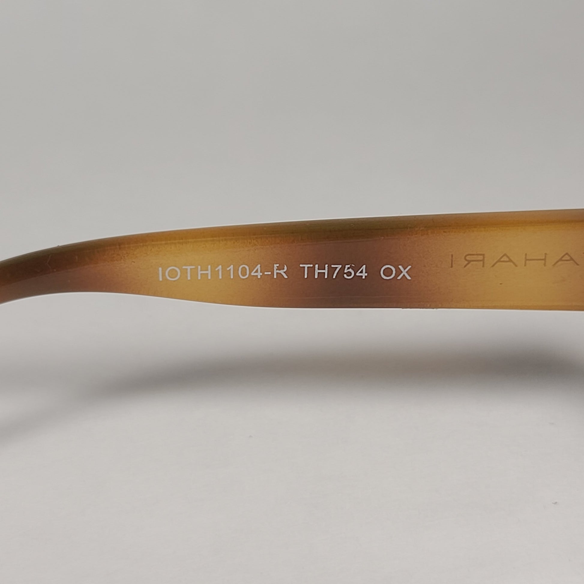 Tahari Oval Sunglasses Black And Light Havana Frame Rhinestone Temples Smoke Lens TH754 OX - Sunglasses
