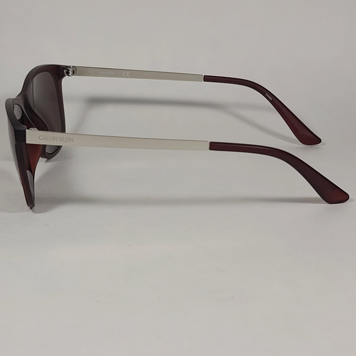 Calvin Klein Square Sunglasses CK19720S 210 Brown Gray Frame Brown Lens - Sunglasses