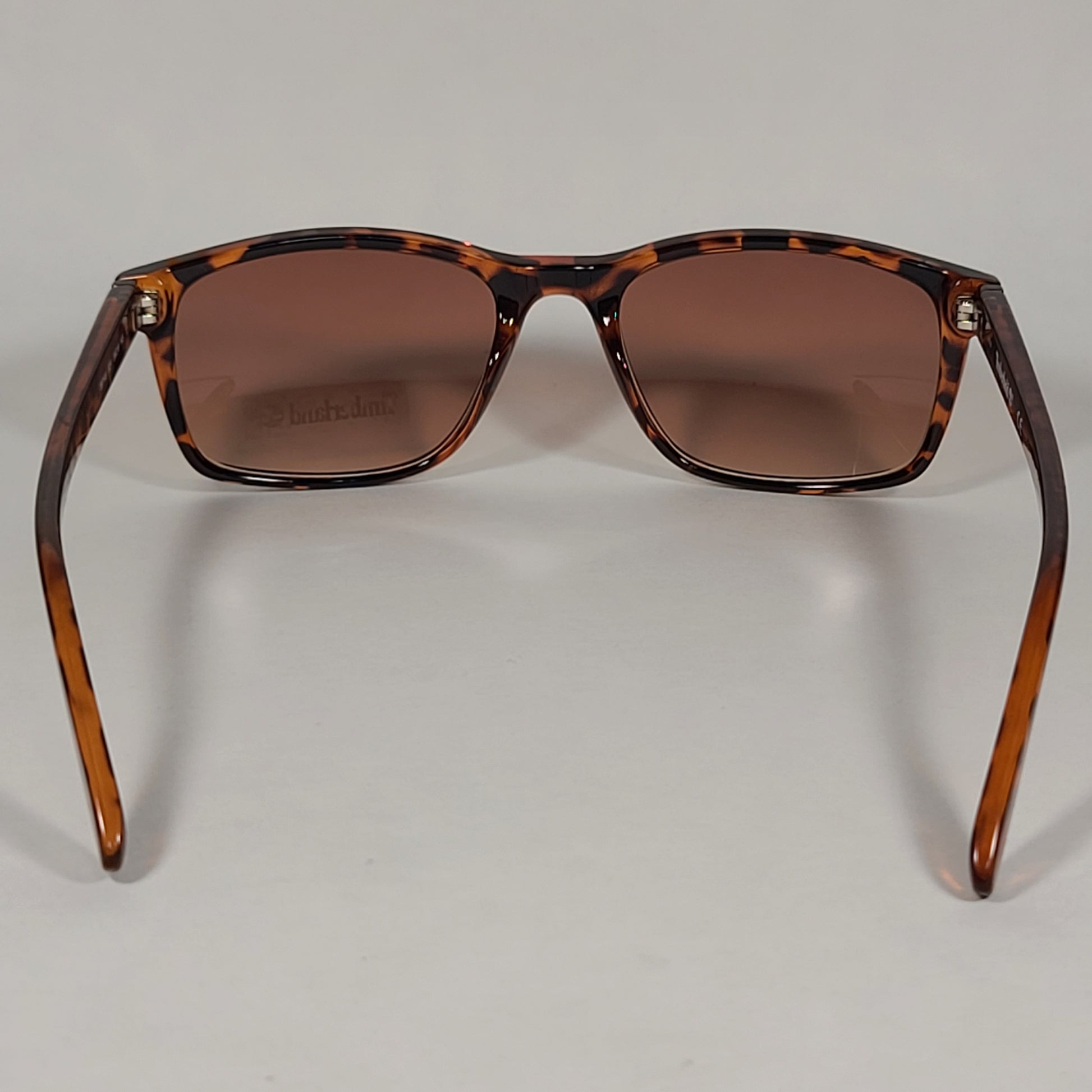 Timberland Rectangle Sunglasses Brown Tortoise Frame Brown Lens TB7146 52F - Sunglasses