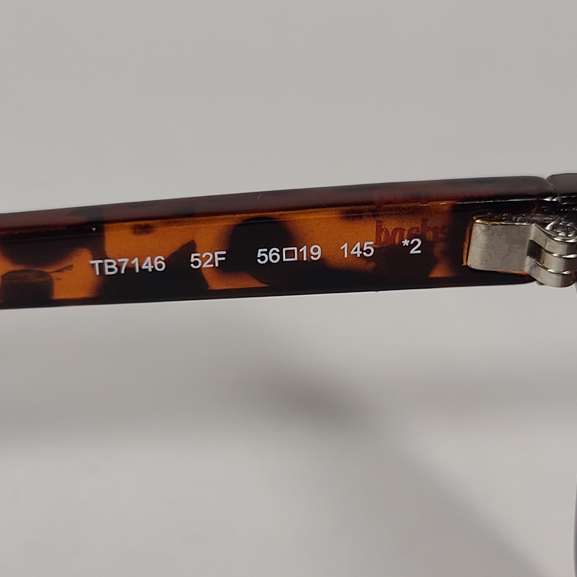 Timberland Rectangle Sunglasses Brown Tortoise Frame Brown Lens TB7146 52F - Sunglasses